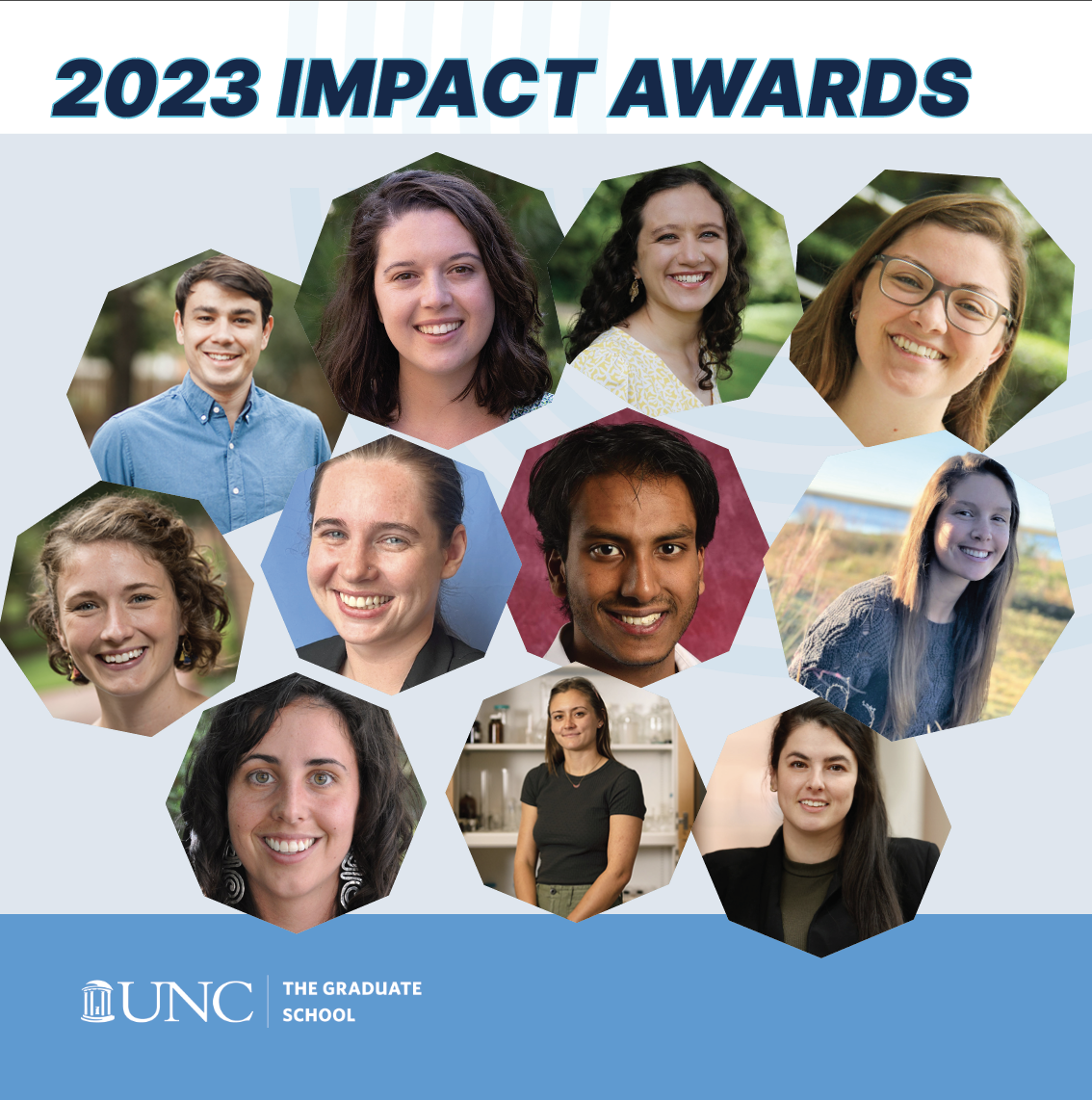 Collage image of recipients of the impact award